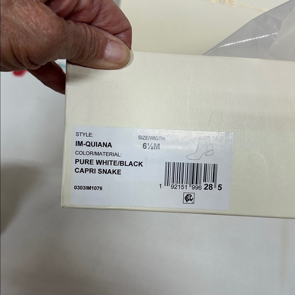 Vince Camuto Imagine IM-Quiana Leather Snakeskin Pattern Ankle Boots withDustbag - Picture 11 of 12